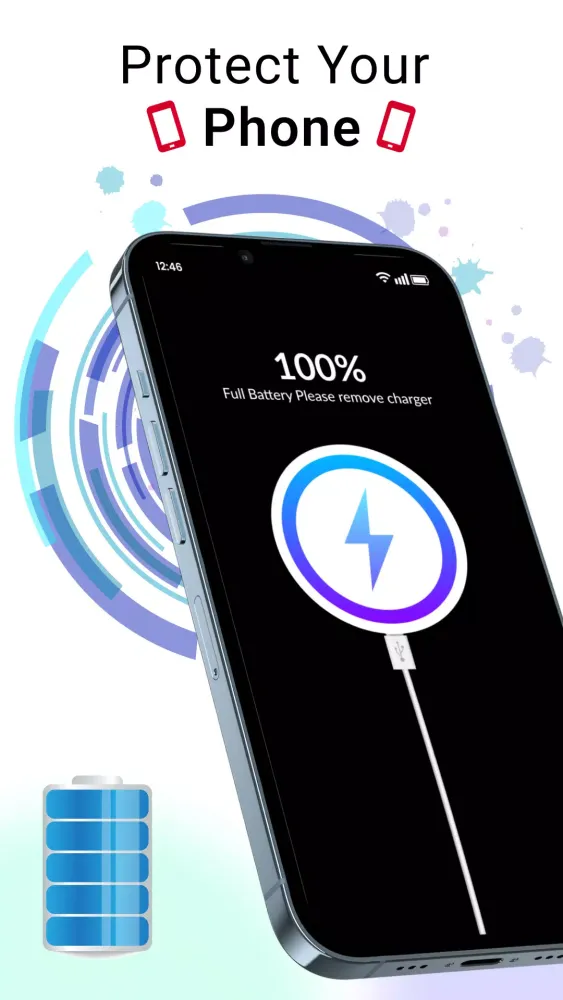 Скриншоты Full battery Alarm 100%