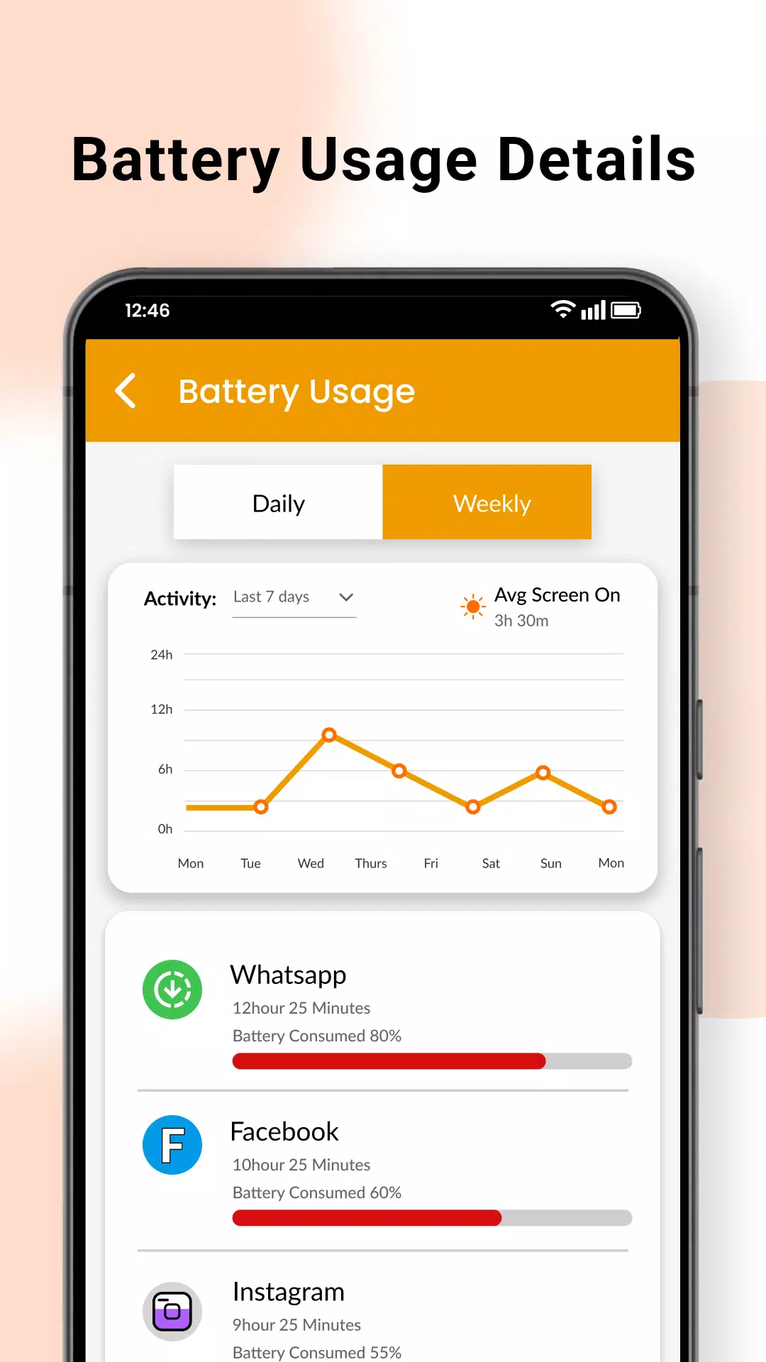 Full battery Alarm 100% Screenshots