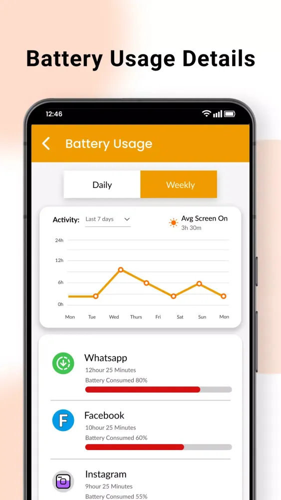 Скриншоты Full battery Alarm 100%