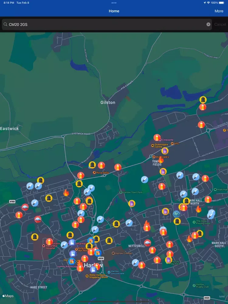 Screenshot di Crime Watch - UK Crime Map iPad 