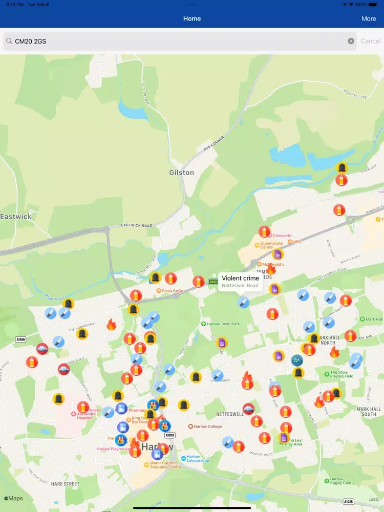 Screenshot di Crime Watch - UK Crime Map iPad 