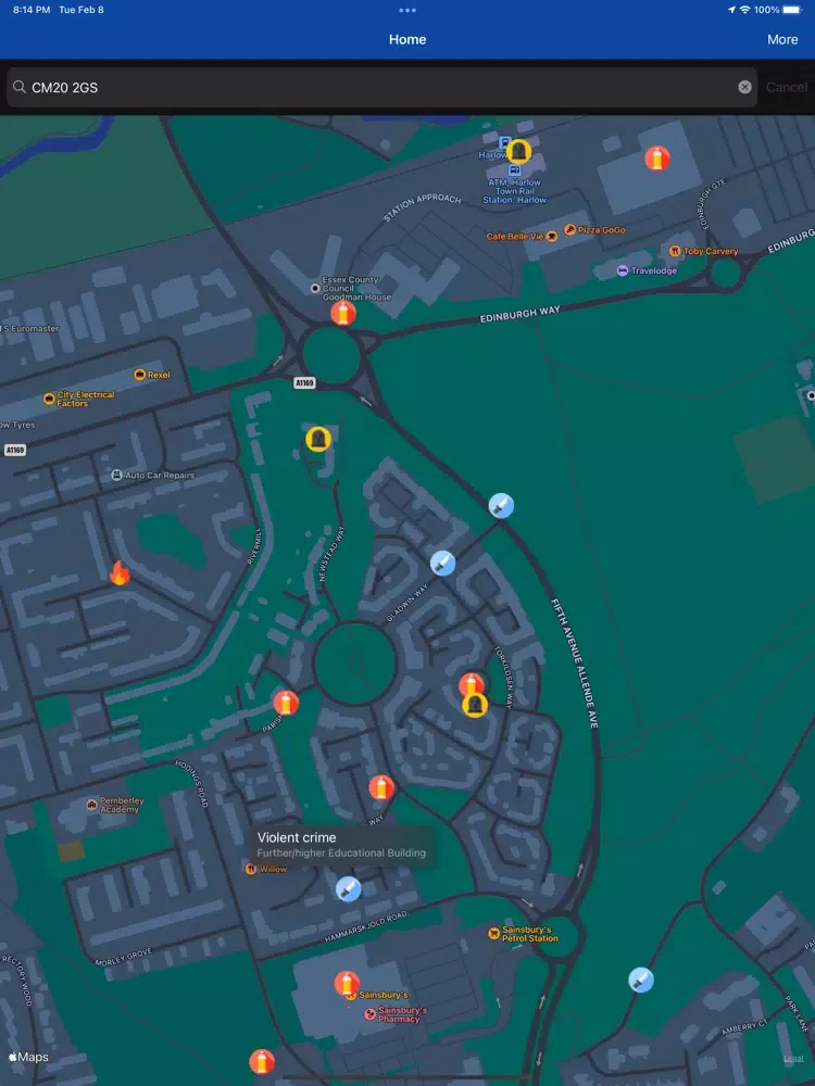 Screenshot di Crime Watch - UK Crime Map iPad 