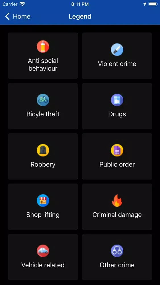 Screenshot di Crime Watch - UK Crime Map