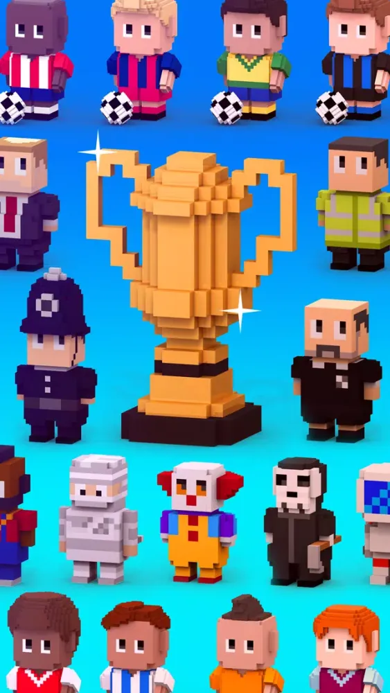 Tangkapan layar Blocky Soccer