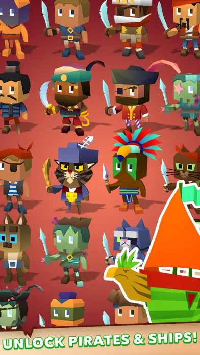 Tangkapan skrin Blocky Pirates