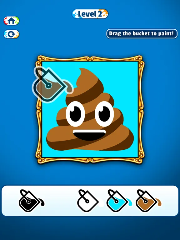 ภาพหน้าจอของ Buckets of Paint iPad 