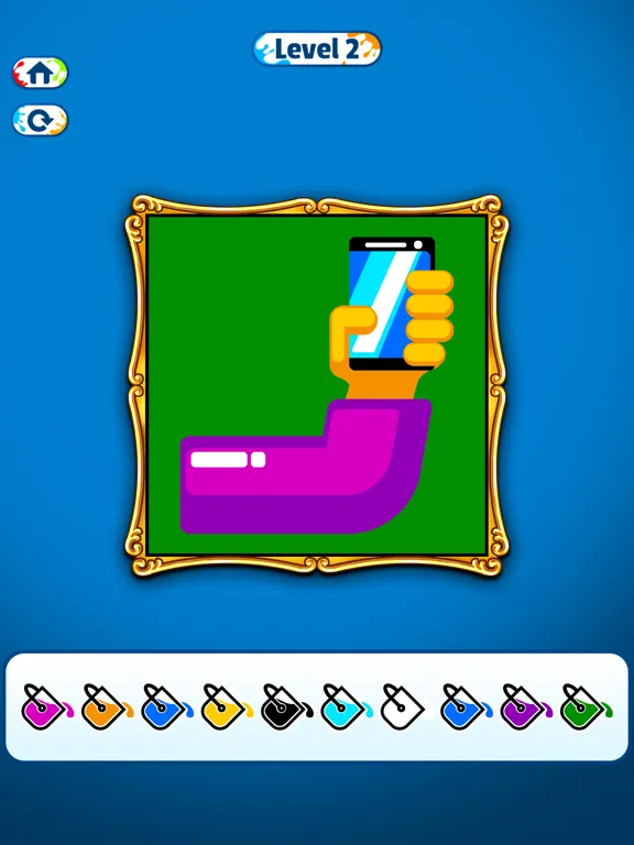 ภาพหน้าจอของ Buckets of Paint iPad 