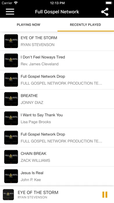 Скриншоты Full Gospel Network
