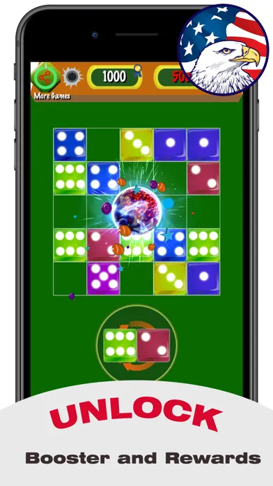 Скриншоты Fun 7 Dice: Drag n Merge Games