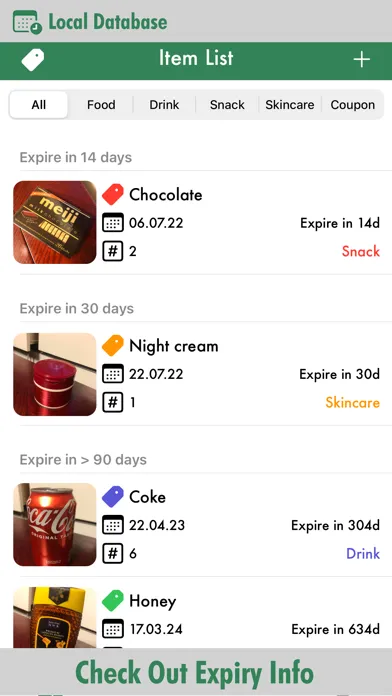 Expiry Journal स्क्रीनशॉट