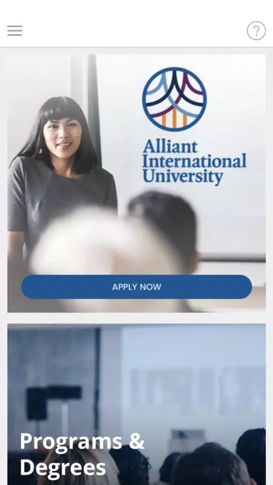 Captures d'écran de Alliant Admissions