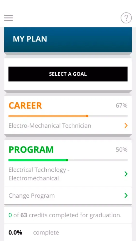 Ảnh chụp màn hình của PJC Connect