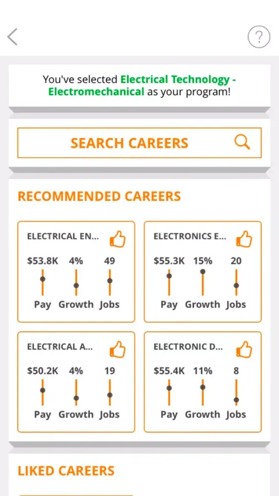 Ảnh chụp màn hình của PJC Connect