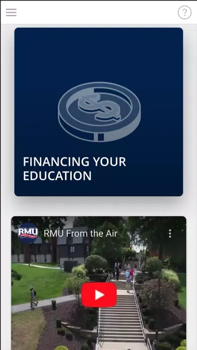Capturas de tela do RMU