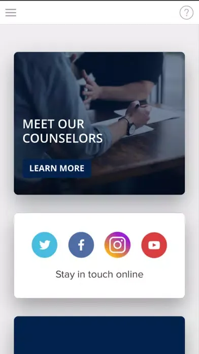 Capturas de tela do RMU