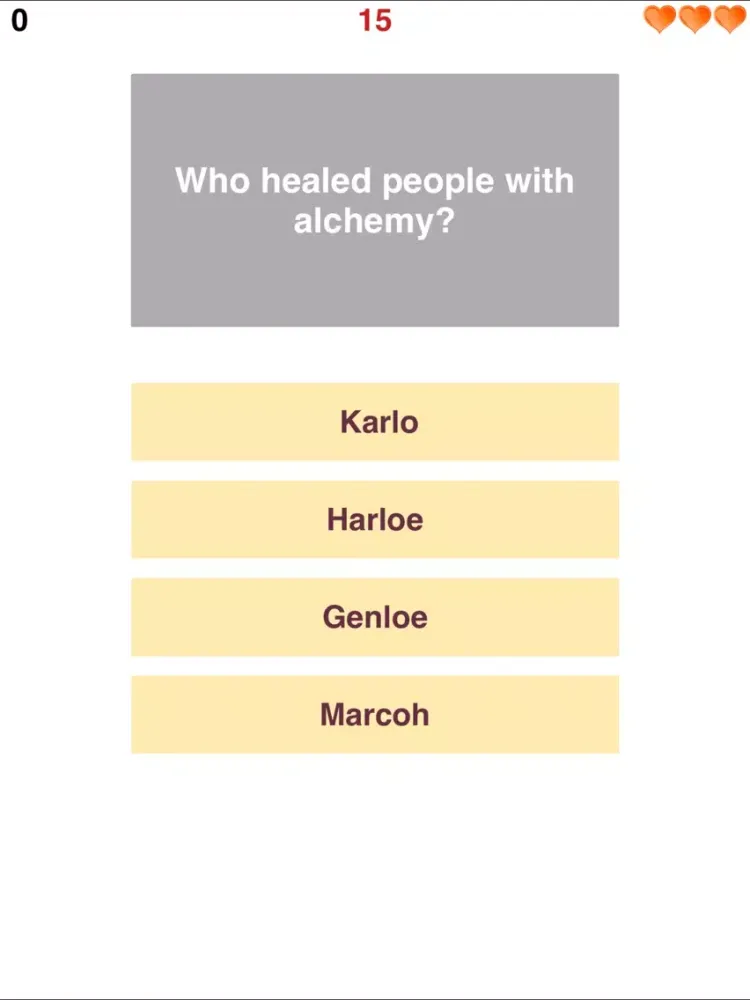 Скриншоты Trivia for Full Metal Alchemist - Super Fan Quiz for Full Metal Alchemist - Collector's Edition iPad 