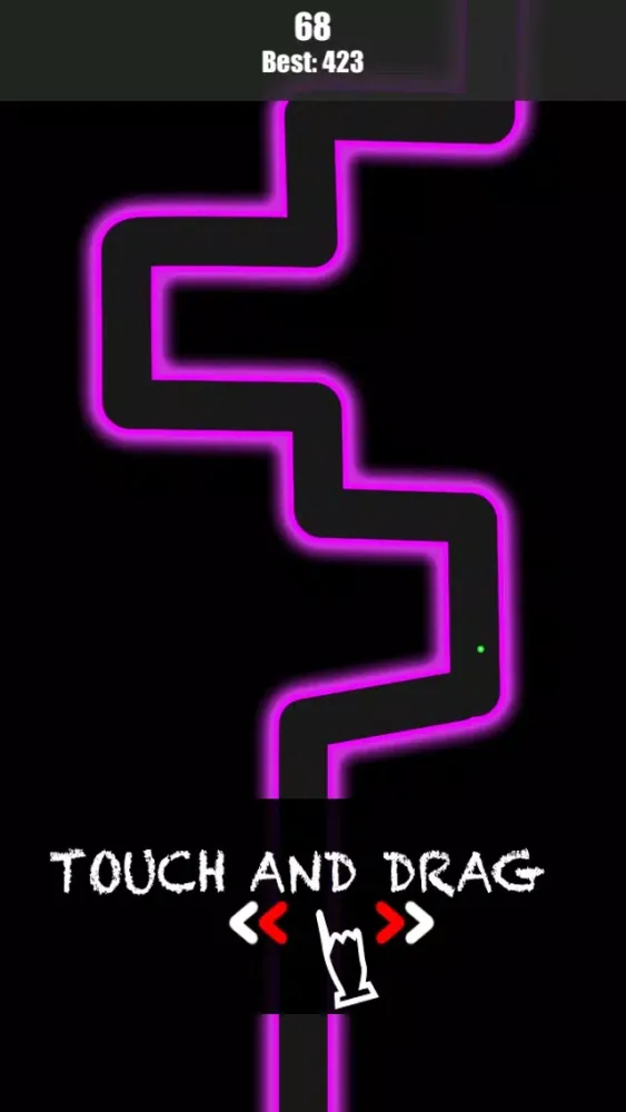 An Extreme-ly Difficult Impossible to Play Dots Games - Don't Touch Outside The Path Screenshots