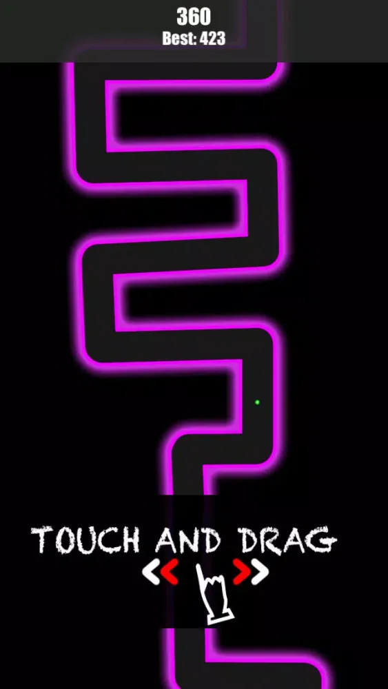 An Extreme-ly Difficult Impossible to Play Dots Games - Don't Touch Outside The Path Screenshots