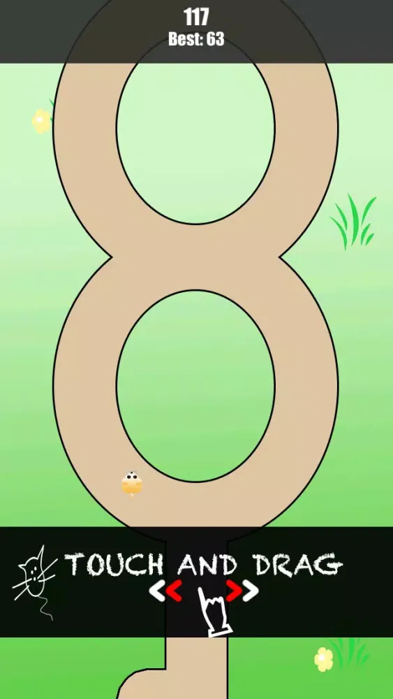 Active Hamster Running In Line - Stay On The Path Game スクリーンショット