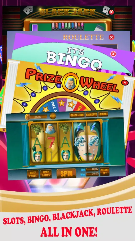 Ace Olympus God Titan Slots Games - All in one Casino Pack Roulette, Bingo and Blackjack Screenshots