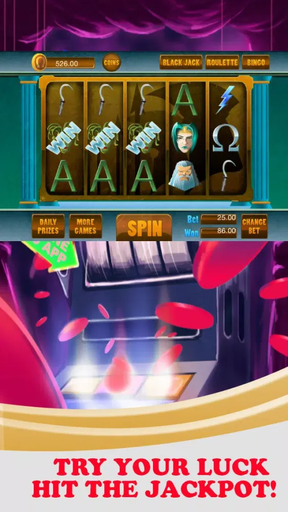 Ace Olympus God Titan Slots Games - All in one Casino Pack Roulette, Bingo and Blackjack Screenshots