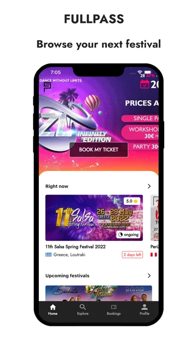 FullPass: Best Dance Festivals應用截圖