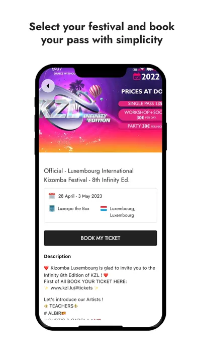 FullPass: Best Dance Festivals應用截圖