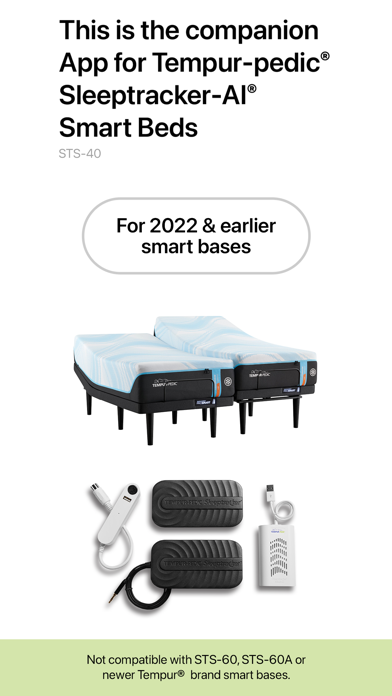 Tangkapan layar Tempur-Pedic® Sleeptracker-AI®