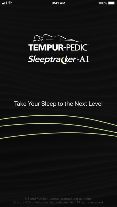 Tangkapan layar Tempur-Pedic® Sleeptracker-AI®