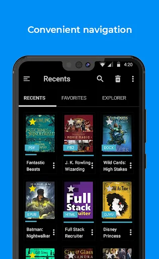 Скриншоты FullReader – e-book reader