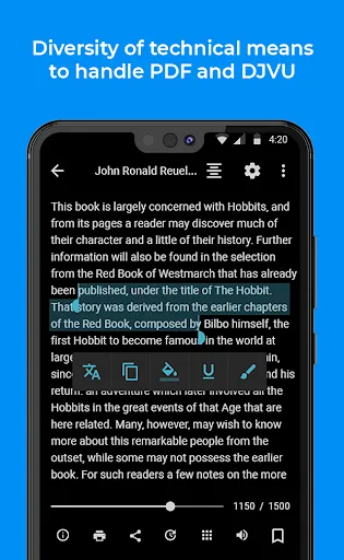Скриншоты FullReader – e-book reader