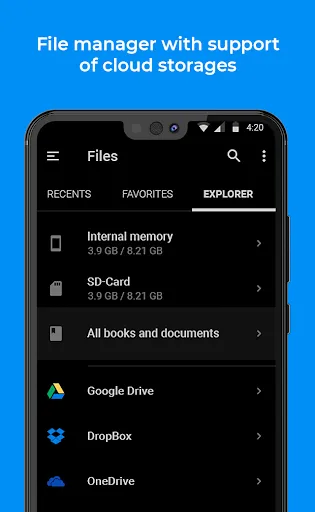 Скриншоты FullReader – e-book reader