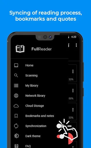 Скриншоты FullReader – e-book reader