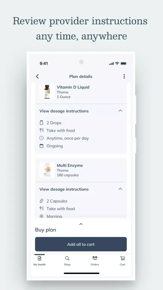 Tangkapan layar Fullscript