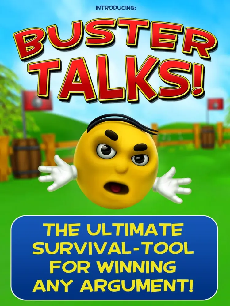 Capturas de tela do Buster Talks! Funny Insult and Comeback Generator iPad 