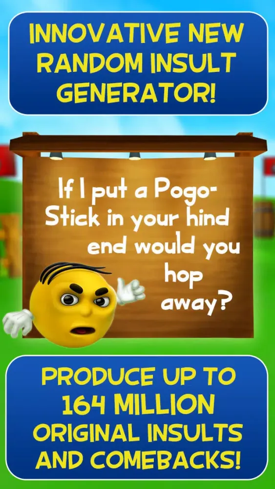 Capturas de tela do Buster Talks! Funny Insult and Comeback Generator