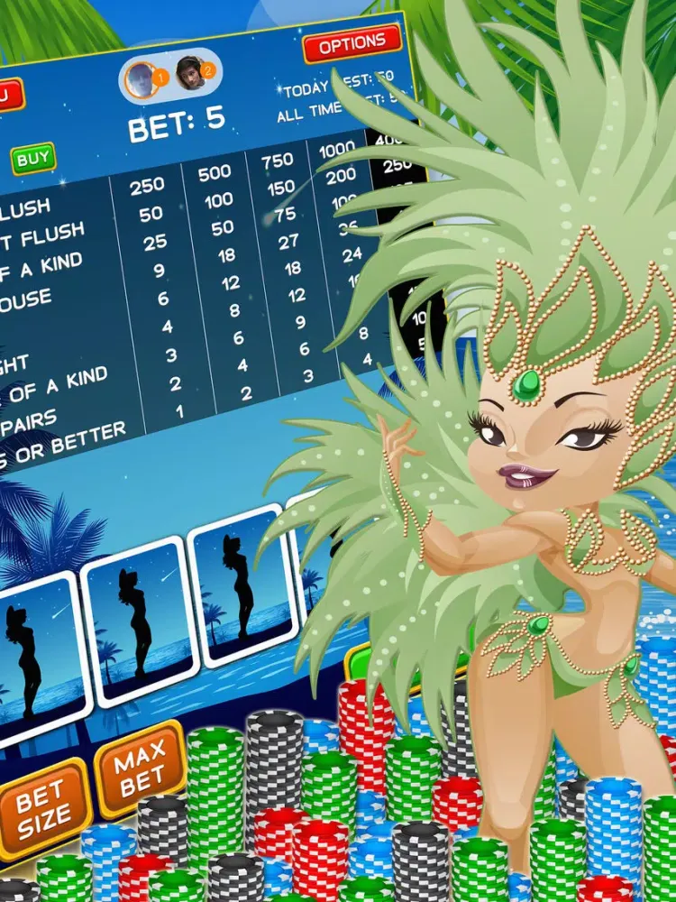 Caribbean Casino Video Poker LIVE - Free World Tournament Jackpot Bonus Card Game iPad 應用截圖