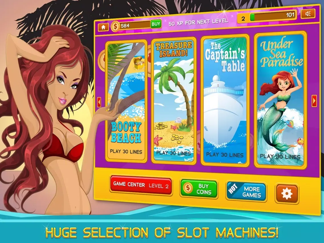 Caribbean Vacation Casino Slots FREE - The Big Bonus Vegas Slot Machine Game iPad  Ekran Görüntüleri