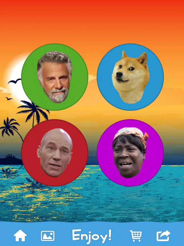 Funny Meme Simon Says Game - Copycat Brain Building Fun with Hilarious Sound, Internet Memes & Troll Faces iPad  Screenshots