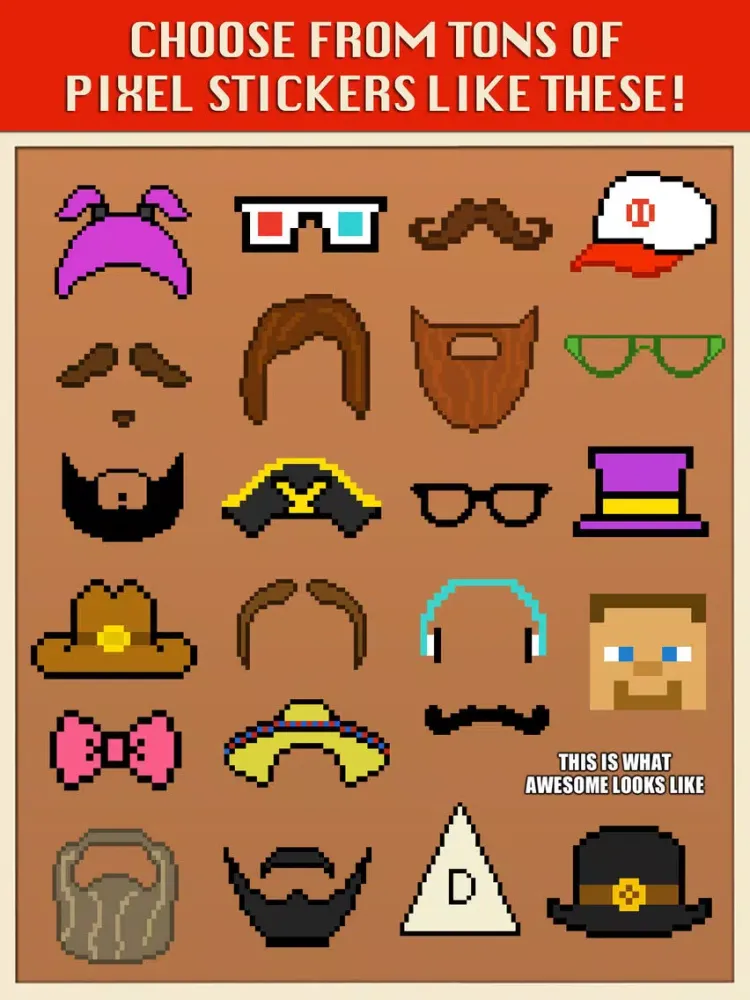 Pixel Photo Booth - Funny Picture Editing iPad 应用截图