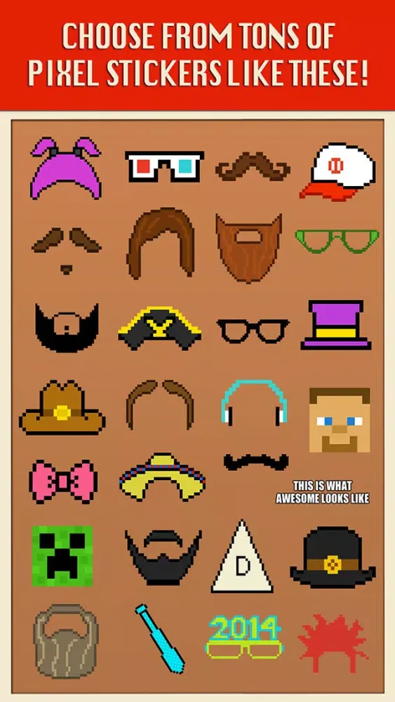 Pixel Photo Booth - Funny Picture Editing应用截图