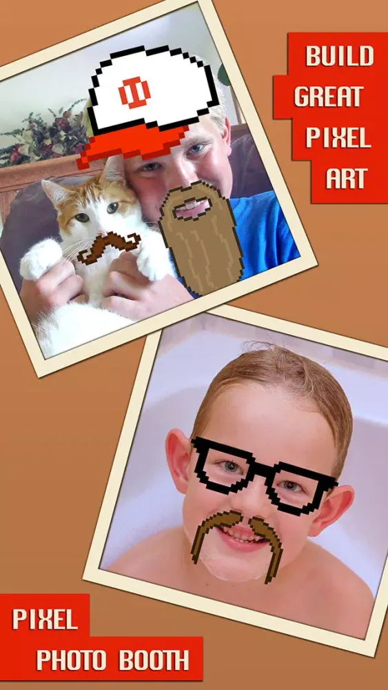 Pixel Photo Booth - Funny Picture Editing应用截图