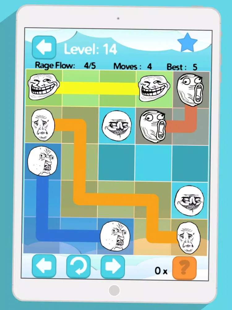 Trollface Funny Link Connect Game FREE - LOL Troll Face Fun iPad 應用截圖