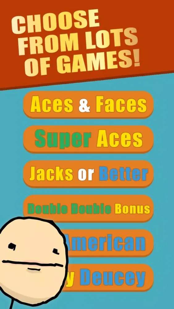 صور Rage Video Poker - New Comic Troll Face Casino Cards