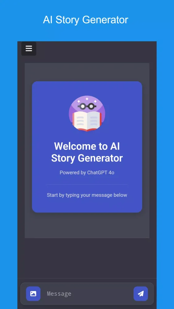 Captures d'écran de AI Story Generator