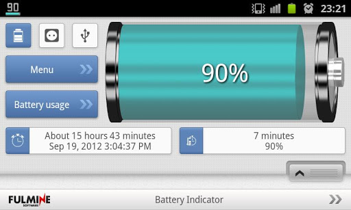 Battery Indicator Screenshots