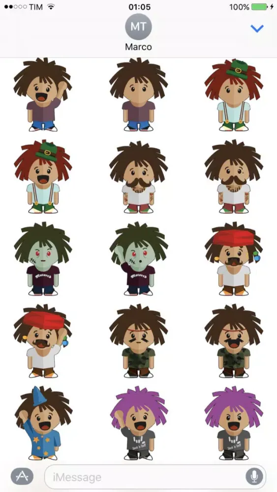Screenshot di Mike Animated Stickers for iMessage