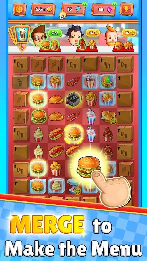 Diner Merge - Cooking Game स्क्रीनशॉट