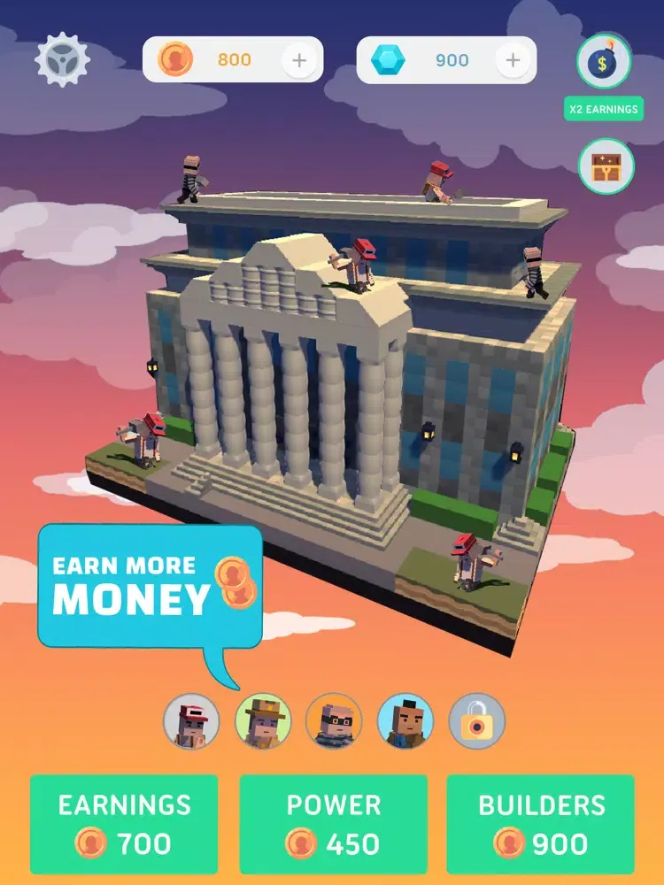 Idle Builders - Clicker Tycoon iPad  سکرین شاٹس