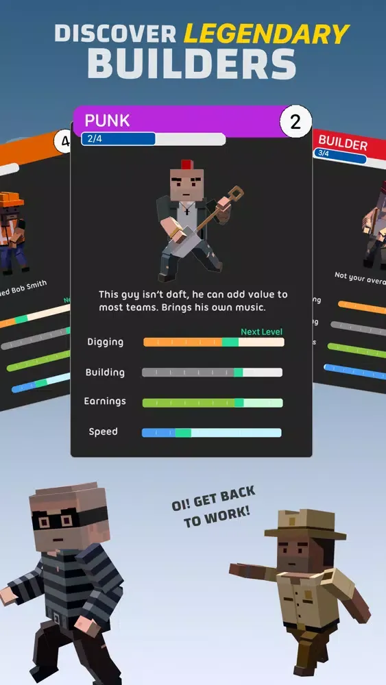 Idle Builders - Clicker Tycoon سکرین شاٹس